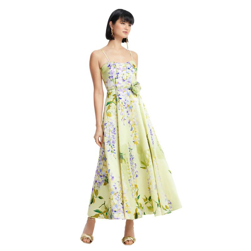 LEO LIN Mariela Midi Dress - Wisteria Print image number 0